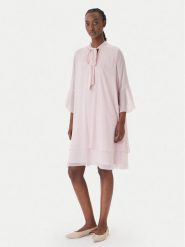 JOOP! Sukienka koktajlowa Denia 30102010 Różowy Regular Fit. Czerwone sukienki damskie JOOP!, bez wzorów, z syntetyku, wizytowe, bez kołnierzyka, bez ramiączek. Za 1,249.00 zł.