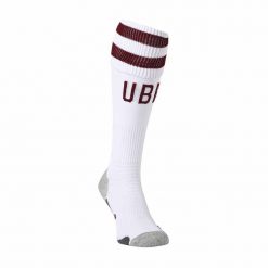 Skarpetki Union Bordeaux-Bègles Kombat Spark Pro 2023/24. Białe skarpety męskie Kappa, bez wzorów, z bawełny. Za 112.50 zł.