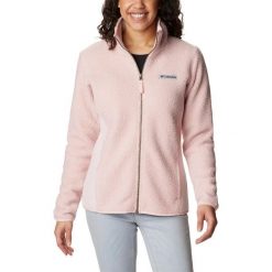 Damski sweter polarowy Columbia Panorama Full Zip. Czerwone swetry nierozpinane damskie Columbia, xs, bez wzorów, z polaru, sportowe, bez kołnierzyka, bez ramiączek. W wyprzedaży za 348.00 zł.