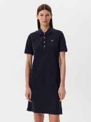 Gant Sukienka codzienna Shield 4201529 Granatowy Regular Fit. Niebieskie sukienki damskie GANT, na co dzień, s, bez wzorów, z bawełny, bez kołnierzyka, bez ramiączek, proste. Za 269.99 zł.
