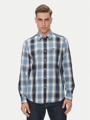 Mustang Koszula Chester 1016237 Niebieski Regular Fit. Niebieskie koszule męskie Mustang, m, bez wzorów, z bawełny, bez kołnierzyka, bez ramiączek. Za 129.99 zł.