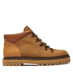 Botki See By Chloé. Brązowe botki damskie See By Chloé, bez wzorów, bez obcasa, na płaskiej podeszwie, bez zapięcia. Za 1,889.00 zł.