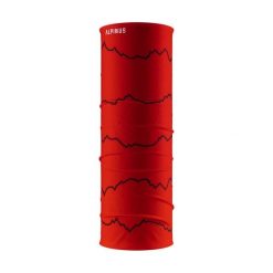 Komin na szyję trekkingowy Alpinus Zuzi. Czerwone szaliki męskie Alpinus, bez wzorów, z materiału. Za 29.00 zł.
