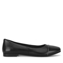 Baleriny Lasocki. Czarne balerinki damskie Lasocki, bez wzorów, bez obcasa, bez zapięcia. Za 139.99 zł.
