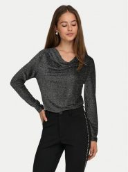 ONLY Bluzka Rich 15360265 Szary Regular Fit. Szare bluzki damskie ONLY, m, bez wzorów, z syntetyku, bez kołnierzyka, bez ramiączek. Za 119.99 zł.