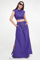 Spódnica maxi TWINSET ACTITUDE. Spódnice damskie Twinset Milano, s, bez wzorów, maxi. W wyprzedaży za 535.33 zł.