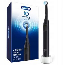Szczoteczka Oral-B iO Series 2 Czarna. Czarne szczoteczki elektryczne Oral-B. Za 221.65 zł.