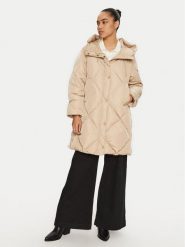 Weekend Max Mara Płaszcz zimowy Guelfo 2425496092000 Beżowy Regular Fit. Brązowe płaszcze damskie Weekend Max Mara, na zimę, bez wzorów, z syntetyku, bez kołnierzyka, bez kaptura. Za 2,169.00 zł.