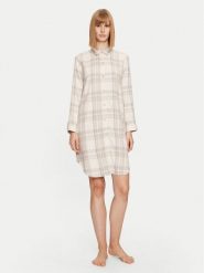 Selmark Koszula nocna Nordic P7063 Écru Regular Fit. Koszule nocne damskie Selmark, bez wzorów, z bawełny, bez ramiączek. Za 179.99 zł.