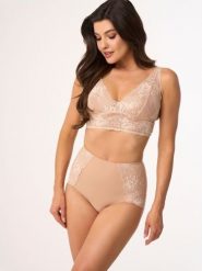 Figi Model BBL 204 Beige - Babell. Brązowe majtki damskie Babell, z dzianiny. Za 100.13 zł.