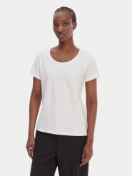 JOOP! T-Shirt Tolli 30100847 Biały Regular Fit. Białe t-shirty damskie JOOP!, bez wzorów, z bawełny, bez kołnierzyka, bez ramiączek. Za 379.99 zł.
