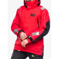 Kurtka męska Helly Hansen Skagen Offshore Jacket. Czerwone kurtki męskie Helly Hansen, m, bez wzorów, sportowe, bez kaptura. Za 1,369.00 zł.