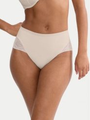 Triumph Figi klasyczne z wysokim stanem Comfort Contour 10226329 Beżowy jasny. Brązowe majtki damskie Triumph, z syntetyku. Za 119.99 zł.