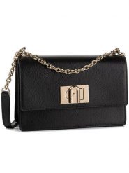Furla Torebka 1927 1064436 B BAFK ARE Czarny. Czarne torebki do ręki damskie Furla, bez wzorów, ze skóry, bez dodatków. Za 1,049.00 zł.