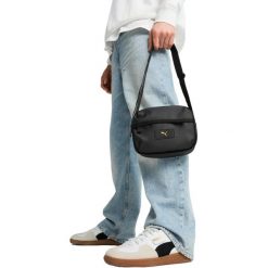 Torba Puma Essentials Pu Crossbody Bag 2L. Czarne torby sportowe męskie Puma, bez wzorów, z poliesteru. Za 190.00 zł.