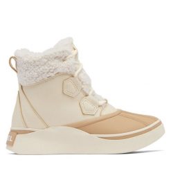 Śniegowce Sorel. Brązowe śniegowce damskie Sorel, bez zapięcia. Za 459.99 zł.