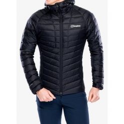 Kurtka puchowa męska Berghaus Tephra Stretch Reflect 2.0 Hoody. Czarne kurtki męskie Berghaus, m, bez wzorów, z puchu, sportowe, bez kaptura. Za 650.99 zł.