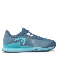 Buty do tenisa Head. Niebieskie obuwie sportowe damskie Head, bez wzorów, bez zapięcia, do biegania. Za 299.99 zł.