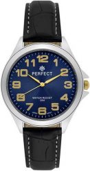 ZEGAREK MĘSKI PERFECT C412P-05 (zp389a). Zegarki męskie Perfect, bez wzorów. Za 65.45 zł.