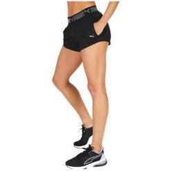 Szorty damskie Puma Womens Training s. Czarne szorty damskie Puma, bez wzorów, sportowe. Za 155.45 zł.