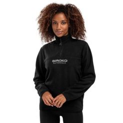Bluza z grubego polaru damska Shadow-W SIROKO. Czarne bluzy damskie SIROKO, m, bez wzorów, z elastanu, sportowe, bez ramiączek, bez kaptura. Za 217.00 zł.