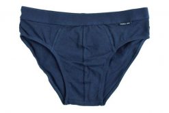 Klasyczne Męskie Slipy, Bawełna z Elastanem, Niebieskie – Pako Jeans. Niebieskie slipki męskie Pako Jeans, l, bez wzorów, z bawełny. Za 33.00 zł.