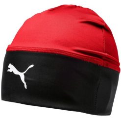 Czapka dla dorosłych Puma Liga Beanie Senior. Czerwone czapki damskie Puma, bez wzorów. Za 49.90 zł.