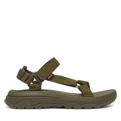 Sandały Teva. Zielone buty zimowe męskie Teva, bez wzorów, bez obcasa, bez zapięcia. Za 379.99 zł.