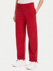 HUGO Spodnie dresowe Norata_B 50542564 Czerwony Baggy Fit. Czerwone spodnie dresowe damskie Hugo, bez wzorów, z bawełny. Za 439.99 zł.