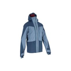 Kurtka narciarska All-Mountain AM900 męska. Niebieskie kurtki sportowe męskie WED'ZE, m, bez wzorów, z elastanu, bez kaptura, narciarskie. W wyprzedaży za 399.99 zł.