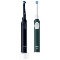 Szczoteczka magnetyczna Oral-B iO 2 Duo Night Black/Forest Green czarny/zielony. Czarne szczoteczki elektryczne Oral-B. Za 319.00 zł.