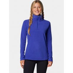 Bluza polarowa damska Columbia Glacial IV 1/2 Zip. Niebieskie bluzy damskie Columbia, s, bez wzorów, z polaru, sportowe, bez ramiączek, bez kaptura. Za 109.99 zł.