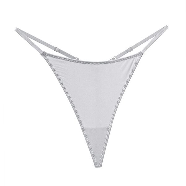 Stringi z łańcuszkiem elegancka bielizna na specjalne okazje Kataleya. Czarna majtki damskie Intica, z tkaniny. Za 79.00 zł.