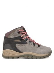 Columbia Trekkingi Newton Ridge Plus Waterproof Amped 1718821 Szary. Szare obuwie trekkingowe damskie Columbia, ze skóry, bez zapięcia. Za 529.99 zł.