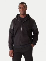 KARL LAGERFELD Bluza 705037 554902 Czarny Regular Fit. Czarne bluzy męskie KARL LAGERFELD, m, bez wzorów, z syntetyku, bez ramiączek, bez kaptura. Za 1,149.00 zł.