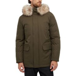Kurtka GEOX M NORWOLK Zielony. Zielone kurtki męskie Geox, m, bez wzorów, z tkaniny, casualowe, bez kaptura. Za 792.99 zł.