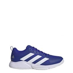 Buty do chodzenia dla dorosłych Adidas Court Team Bounce 2.0 Shoes. Białe obuwie sportowe damskie Adidas, bez wzorów, bez zapięcia, trekkingowe. Za 393.30 zł.