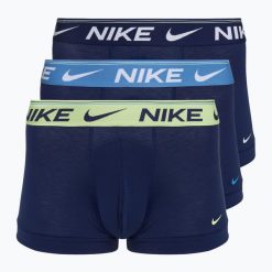 Bokserki męskie Nike Dri-FIT Ultra Comfort Trunk 3 pary. Bokserki męskie Nike, bez wzorów. Za 169.99 zł.