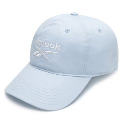 Czapka z daszkiem Reebok. Niebieskie czapki damskie Reebok, bez wzorów. Za 69.99 zł.