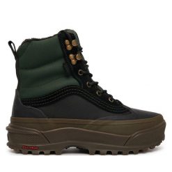 Trekkingi Vans. Zielone obuwie trekkingowe damskie Vans, bez zapięcia. Za 729.99 zł.