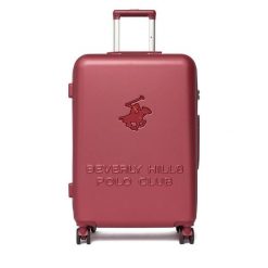 Walizka średnia Beverly Hills Polo Club. Czerwone walizki damskie Beverly Hills Polo Club, bez wzorów, średnie. Za 359.99 zł.