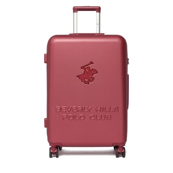 Walizka średnia Beverly Hills Polo Club. Czerwone walizki damskie Beverly Hills Polo Club, bez wzorów, średnie. Za 359.99 zł.