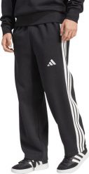 Adidas Spodnie męskie adidas Essentials Three Stripes Fleece Wide Leg czarne JM1770 XL. Czarne spodnie sportowe męskie Adidas, m, bez wzorów. Za 236.51 zł.