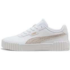 Buty sportowe damskie Puma Carina 3.0 Topcat. Białe obuwie sportowe damskie Puma, bez wzorów, z syntetyku, bez zapięcia, na fitness i siłownię. Za 390.00 zł.