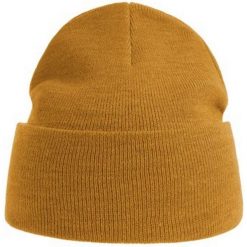 Czapka Unisex Dla Dorosłych Pure Recycled Beanie. Czarne czapki damskie ATLANTIS, bez wzorów, z dzianiny. Za 49.99 zł.