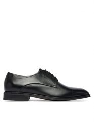 BOSS Półbuty Derrek 50565633 Czarny. Czarne buty wizytowe męskie Boss, bez wzorów, ze skóry, bez obcasa, bez zapięcia. Za 1,489.00 zł.