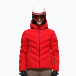 Kurtka narciarska męska Dainese Etesia Aerosense Dry. Czerwone kurtki sportowe męskie Dainese, na zimę, m, bez wzorów, z materiału, bez kaptura, narciarskie. Za 1,499.00 zł.