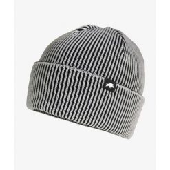 Czapka zimowa DZIK® biało-czarna. Białe czapki damskie DZIK, na zimę, bez wzorów, ze skóry. Za 139.99 zł.