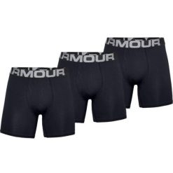 Bokserki Under Armour Rival Charged Cotton 3 Pack Black 2021. Czarne bokserki męskie Under Armour, bez wzorów. Za 109.99 zł.