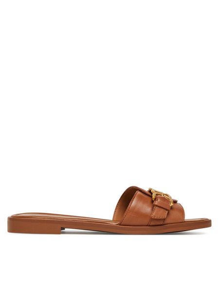 Aldo Klapki Dallaedar 13967704 Brązowy. Brązowe klapki damskie Aldo, bez wzorów, ze skóry, bez obcasa, bez zapięcia. Za 279.99 zł.